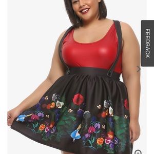 Disney Alice In Wonderland Suspender Skirt NO SUSPENDERS INCLUDED Size 3